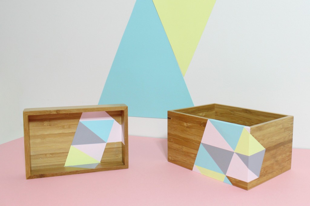 relooker des boites, triangles, DIY